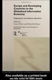 Europe and Developing Countries in the Globalized Information Economy: Employment and Distance Education 