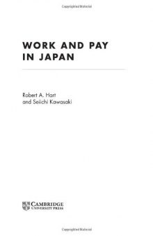 Work and Pay in Japan