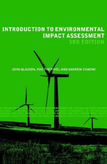 Introduction To Environmental Impact Assessment (Natural and Built Environment Series)  