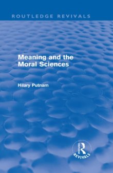Meaning and the Moral Sciences