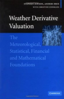 Weather derivative valuation