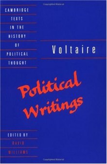 Voltaire: Political Writings (Cambridge Texts in the History of Political Thought)