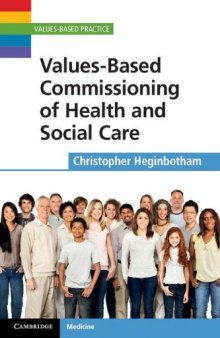 Values-based commissioning of health and social care