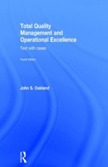 Total Quality Management and Operational Excellence: Text with Cases