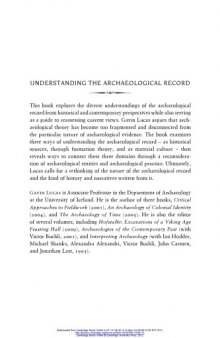 Understanding the Archaeological Record Paperback