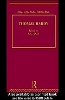 Thomas Hardy : the critical heritage
