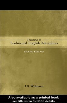 Thesaurus of traditional English metaphors