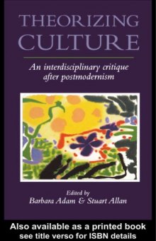 Theorizing Culture: An Interdisciplinary Critique after Postmodernism