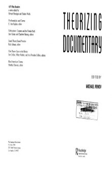 Theorizing Documentary