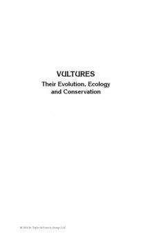 Vultures : their evolution, ecology, and conservation