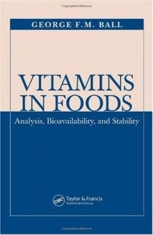 Vitamins in foods: analysis, bioavailability, and stability