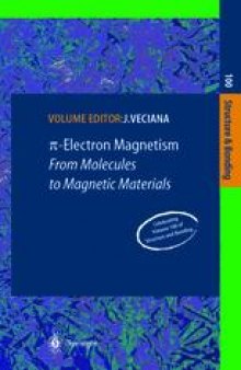 π-Electron Magnetism: From Molecules to Magnetic Materials