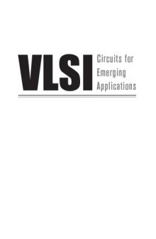 VLSI: Circuits for Emerging Applications
