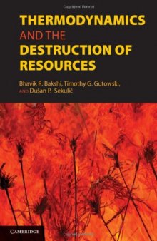 Thermodynamics and the Destruction of Resources