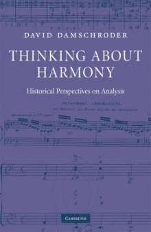 Thinking about Harmony: Historical Perspectives on Analysis