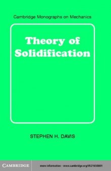 Theory of solidification