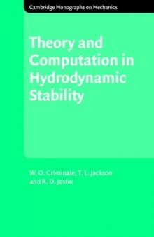 Theory and Computation of Hydrodynamic Stability PCfm