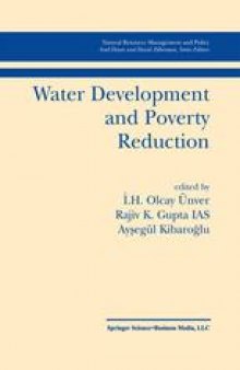 Water Development and Poverty Reduction