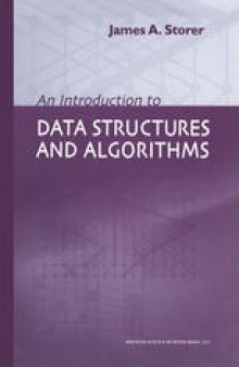 An Introduction to Data Structures and Algorithms