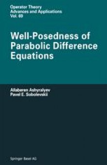 Well-Posedness of Parabolic Difference Equations