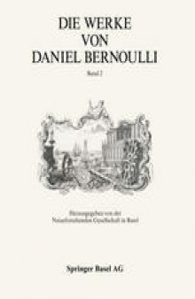 Die Werke von Daniel Bernoulli: Band 2: Analysis Wahrscheinlichkeitsrechnung