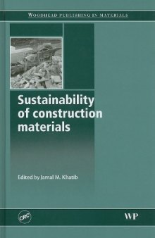 Sustainability of Construction Materials (Woodhead Publishing in Materials)  