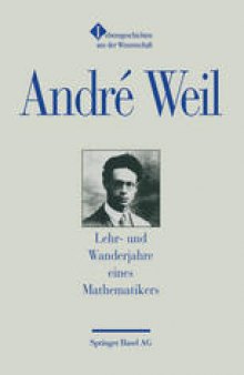 Lehr- und Wanderjahre eines Mathematikers: Aus dem Französischen von Theresia Übelhör