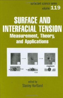 Surface And Interfacial Tension