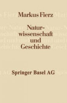 Naturwissenschaft und Geschichte: Vorträge und Aufsätze