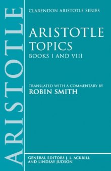 Topics Books I & VIII: With excerpts from related texts 