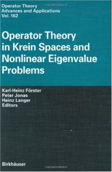 Operator Theory in Inner Product Spaces 