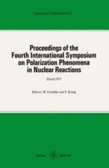 Proceedings of the Fourth International Symposium on Polarization Phenomena in Nuclear Reactions