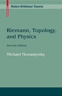 Riemann, topology, and physics