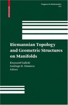 Riemannian topology and geometric structures on manifolds