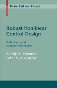 Robust nonlinear control design: State-space and Lyapunov techniques