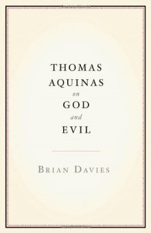 Thomas Aquinas on God and Evil  