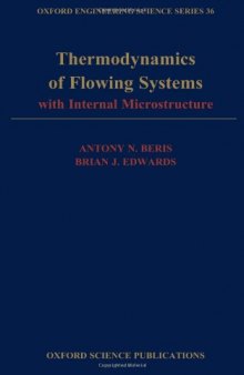 Thermodynamics of Flowing Systems: With Internal Microstructure
