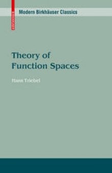 Theory of function spaces