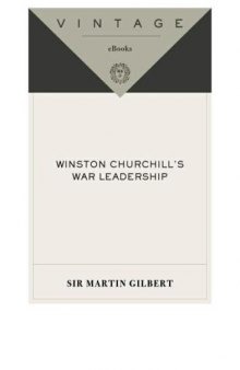 Winston Churchill's war leadership