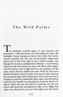 The Wild Palms:  If I Forget Thee, Jerusalem 