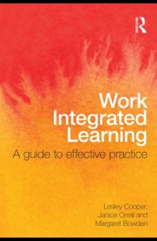 Work integrated learning: a guide to effective practice  