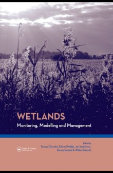 Wetlands : Monitoring, Modelling and Management