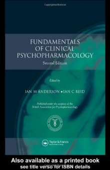 Fundamentals of Clinical Psychopharmacology, 