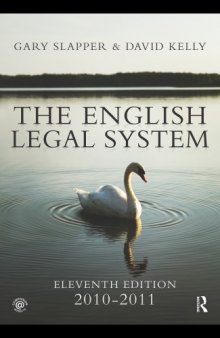 The English Legal System, 2011-2012
