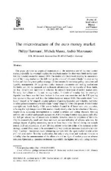 The Microstructure Of The Euro Money Market