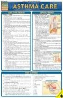 Asthma Care Laminated Reference Guide (Quickstudy: Health)