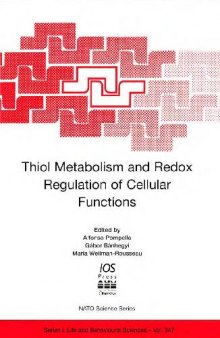 Thiol metabolism and redox regulation of cellular functions
