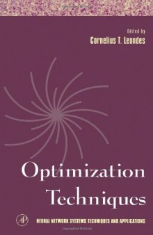 Optimization Techniques (Neural Network Systems Techniques and Applications)
