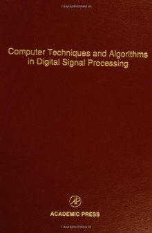Computer techniques and algorithms in digital signal processing