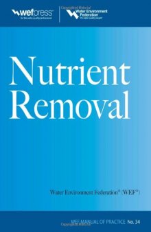 Nutrient Removal, WEF MOP 34 (Water Resources and Environmental Engineering Series)